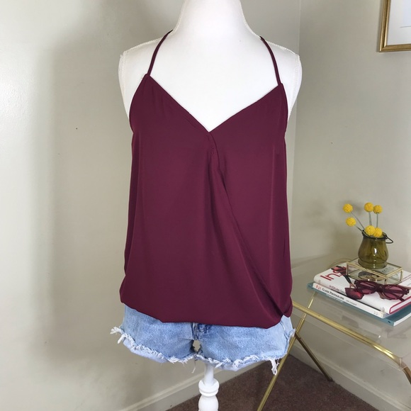 Lily White Tops - Lily White surplice tank - med